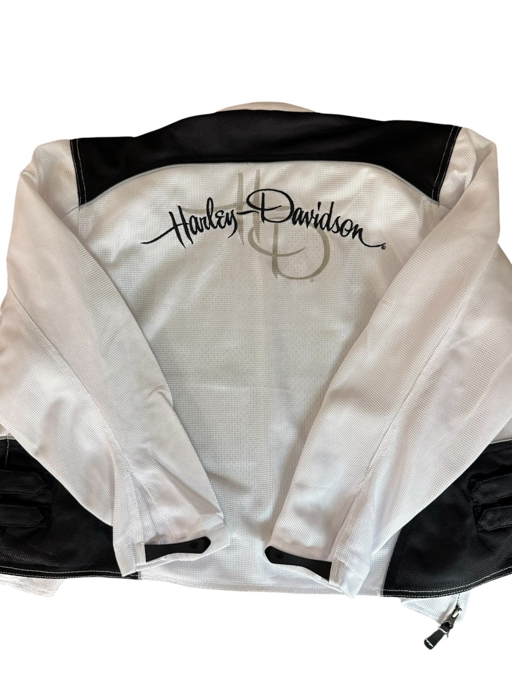 Harley-Davidson Women’s White Mesh Riding Jacket - Picture 5 of 14